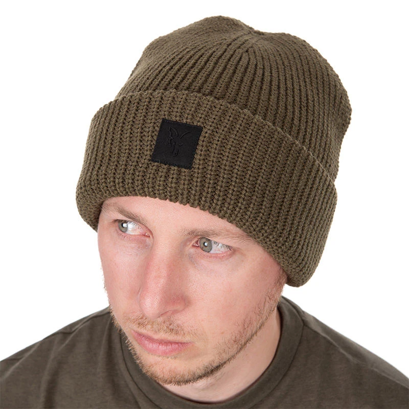Fox Olive Merino Blend Beanie